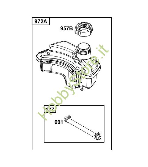 K - GRUPPO ALIMENTAZIONE CARBURANTE B&S - 09 €¦ 09P602-0124-H1 brand Stihl